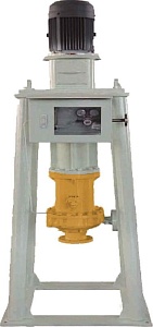 Вертикальный насос с магнитной муфтой для абразивных и загазованных  жидкостей по типу OH1 серия 2000 модель 130
